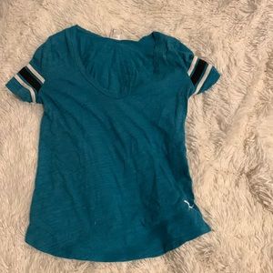 PINK Victoria’s Secret teal t-shirt. Size XS
